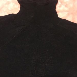 Free People Cowl Neck Sweater, Black, Sz M